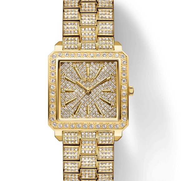 JBW Women\'s Watch 18K Gold Plated Swiss Quartz Diamonds Swarovski Crystals main image 4